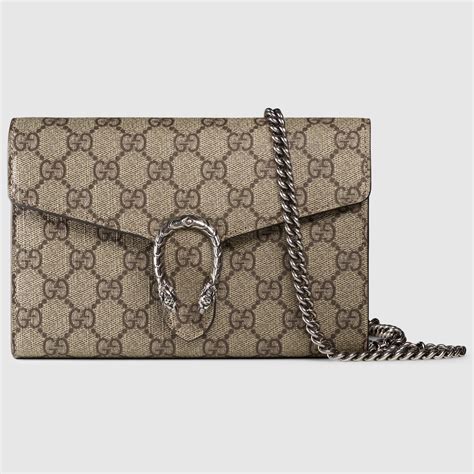 gucci dionysus card holder with chain|gucci interlocking wallet on chain.